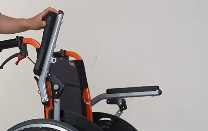 flip back armrest wheelchair